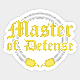 Society for Creative Anachronism - Master of Defense Sticker